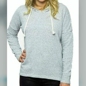 O’Neill womens beach pullover striped hoodie